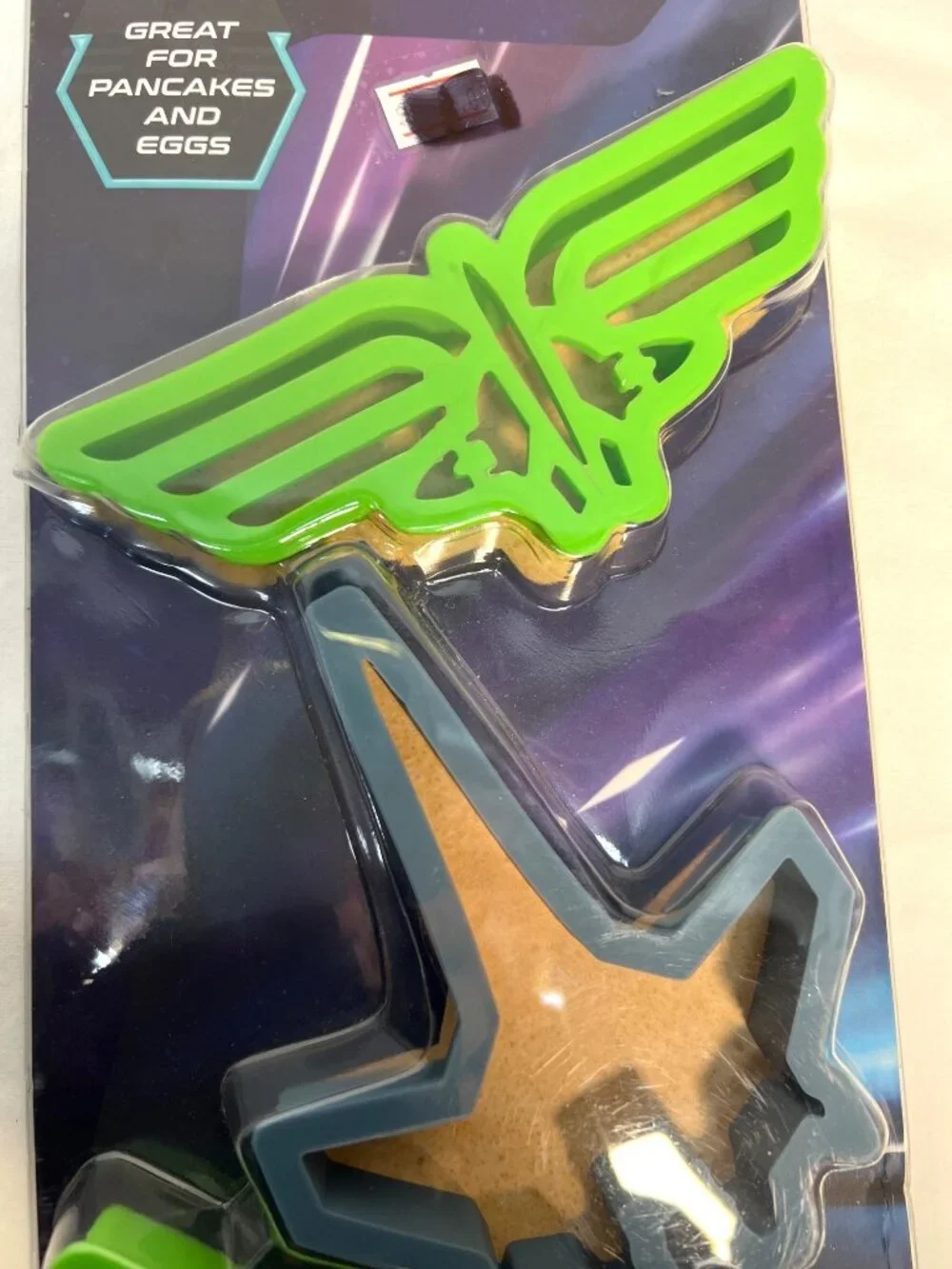 Disney Pixar Lightyear 3-Pack Silicone Breakfast Molds For Pancakes & Eggs Dishw